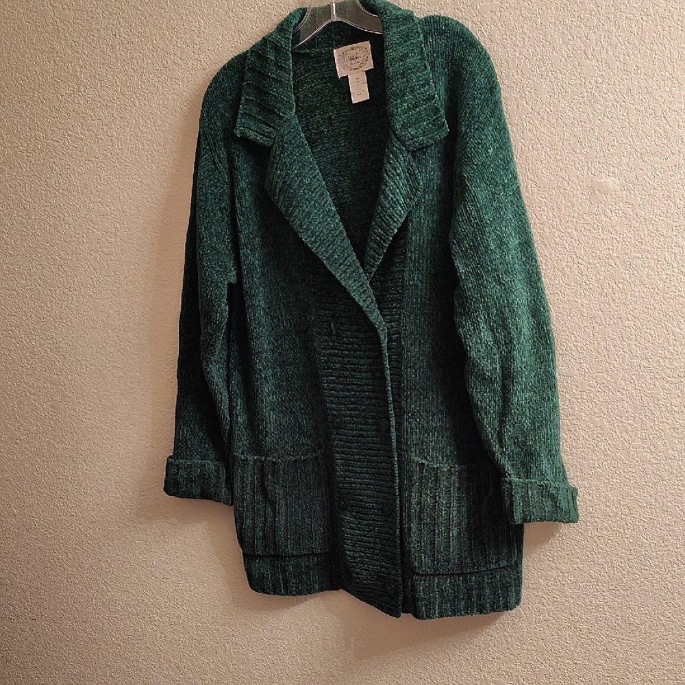 Stitches Deep Green Women's Cardigan A31
